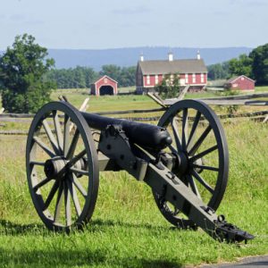 Civil War canon in Gettysburg