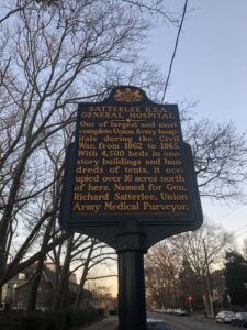 Satterlee Hospital Marker